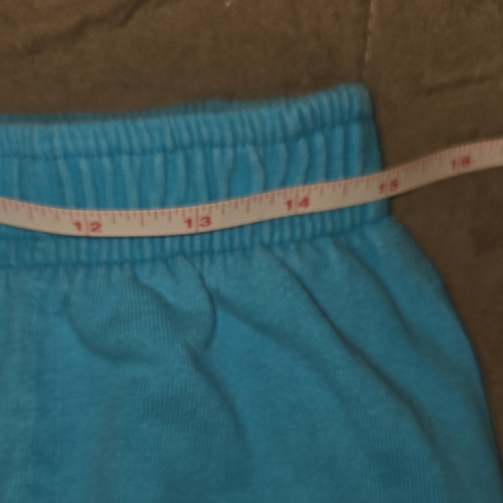 St. Johns Bay Blue Athletic Shorts with Elastic Waistband - Picture 4 of 7